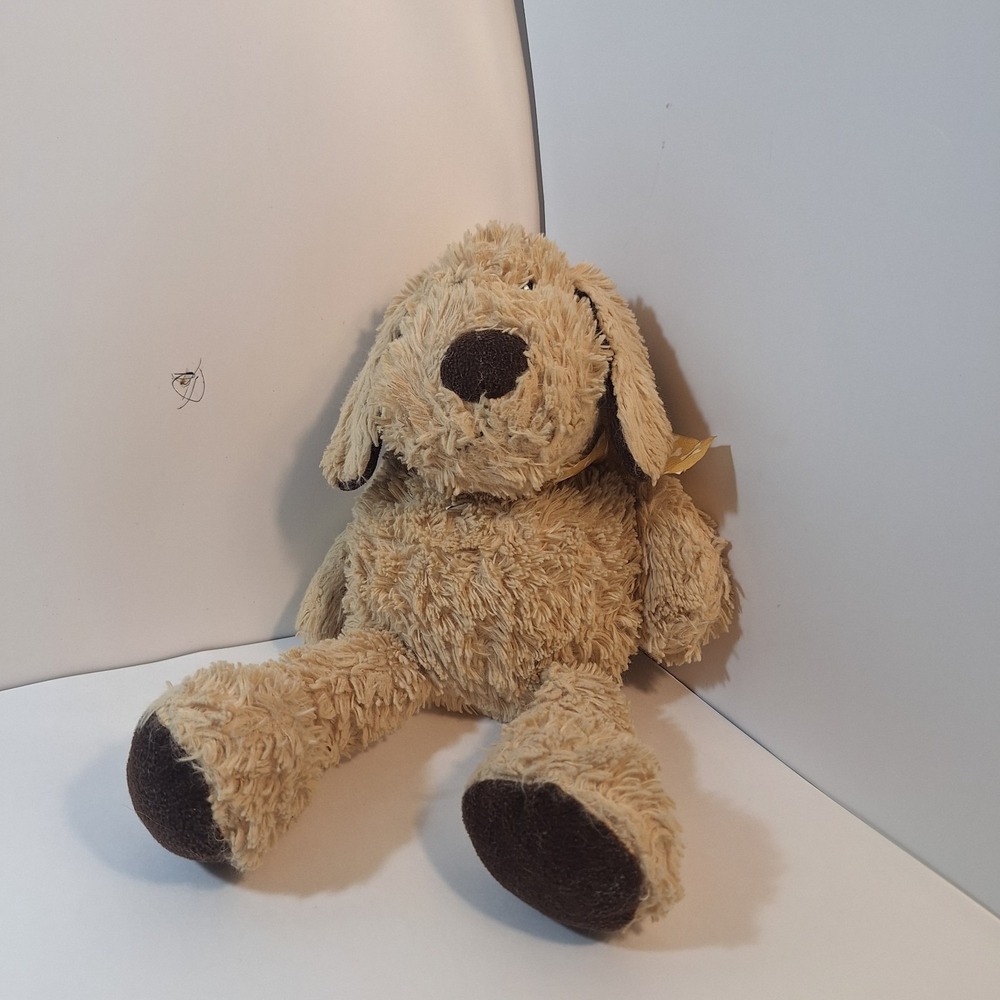 Kids Preferred 2000 Golden Dog With Floppy Chocolate Ears & Feet Plush Stuffed A